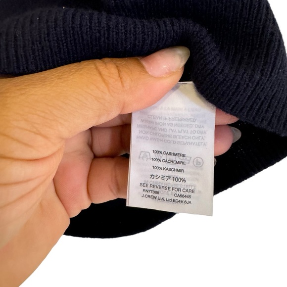 J. Crew Women's 100% Cashmere Dark Blue Cardigan Sweater Size S - Picture 6 of 9